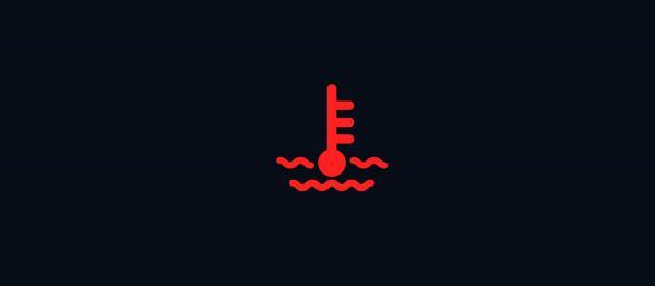 Cooling system warning light