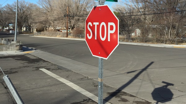 Stop street sign