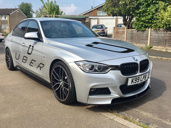 A BMW car