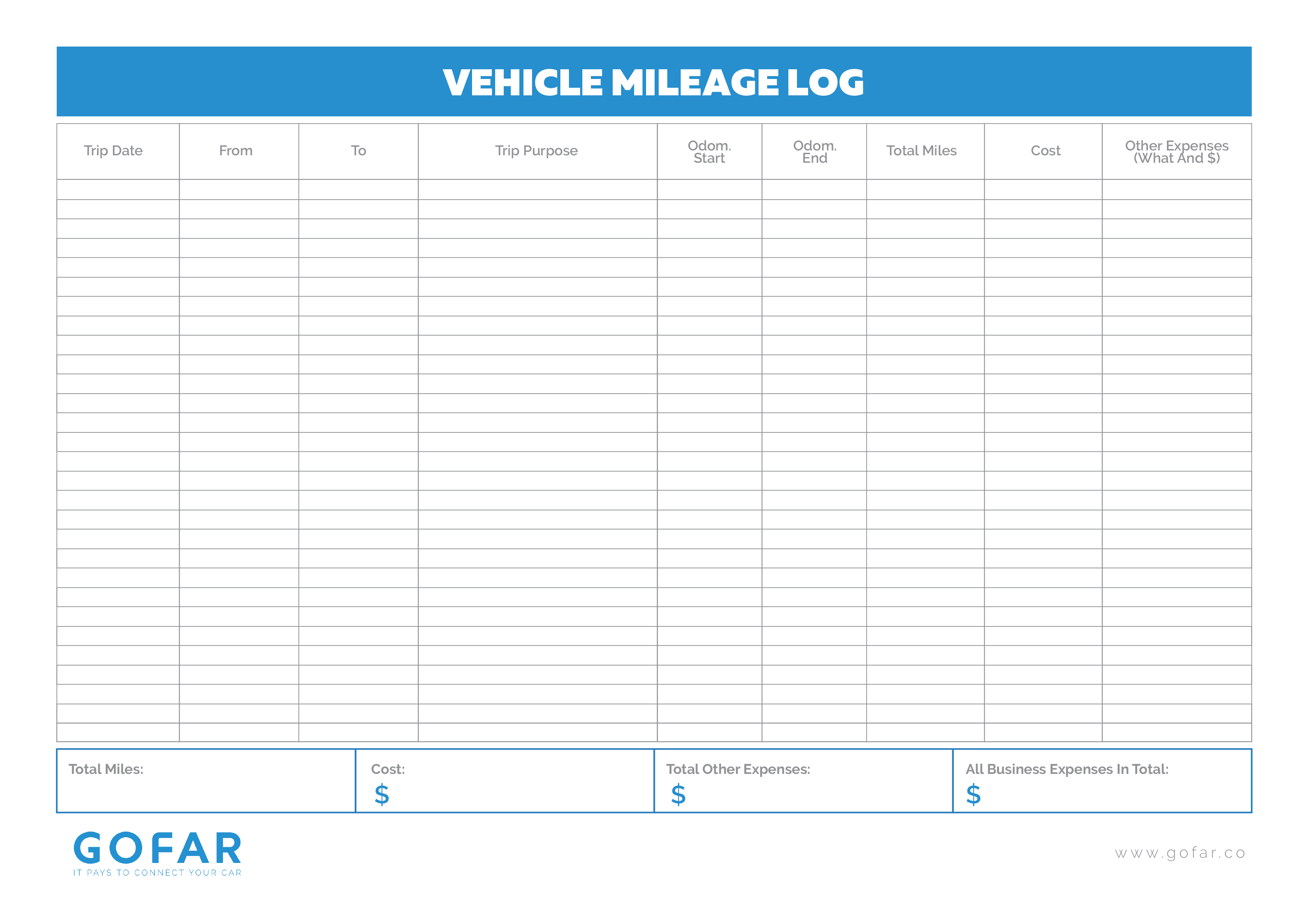 25-printable-irs-mileage-tracking-templates-gofar
