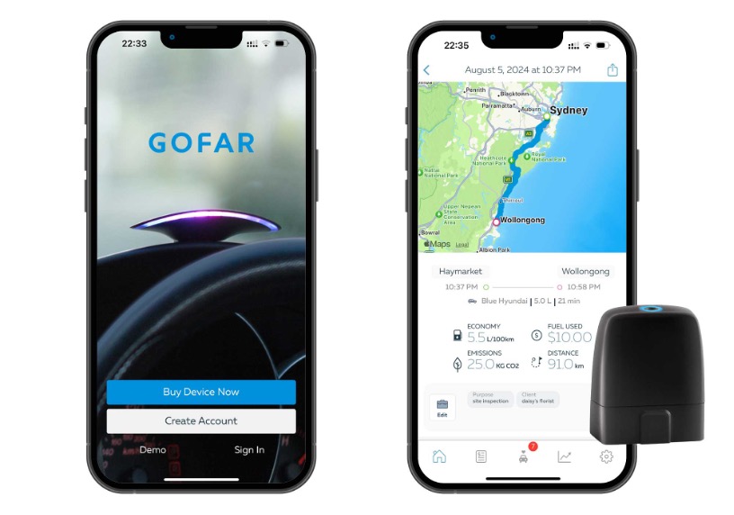 GOFAR App and Device