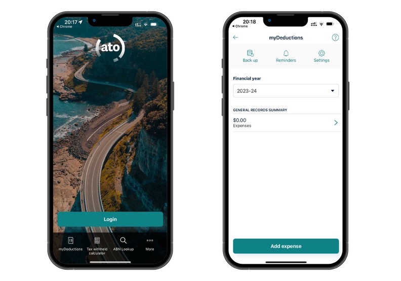 myDeductions app and device