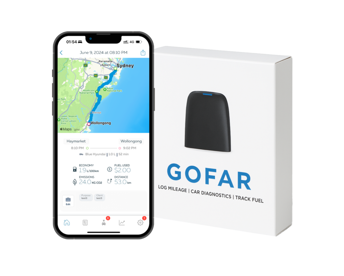GOFAR Automatic Logbook App