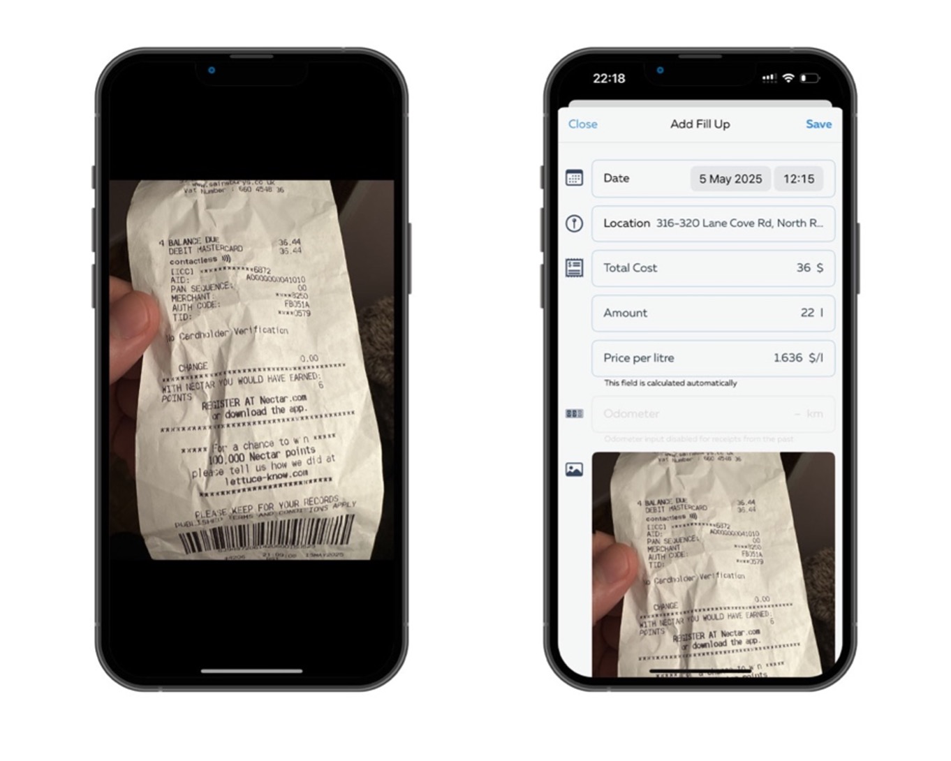GOFAR Receipt scanner